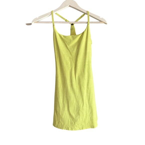 Outdoor Voice NWOT Exercise Mini Dress in Margarita Neon Yellow - Picture 1 of 11